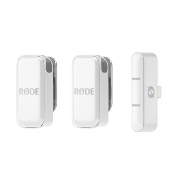 Rode Wireless Micro Drahtloses Mikrofon Lightning Weiss mit Netzteil