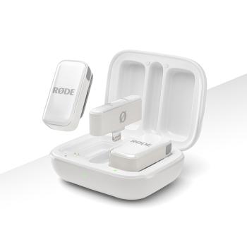 Rode Mikrofon-Funksystem Wireless Micro Lightning Interview Set Weiss