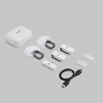 Rode Wireless Micro Drahtloses Mikrofon Lightning Weiss mit Netzteil