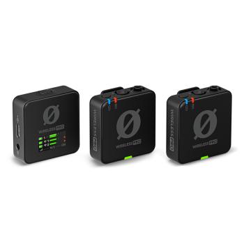 Rode Wireless Pro Mikrofon-Set mit Handadapter und Fell-Windschutz