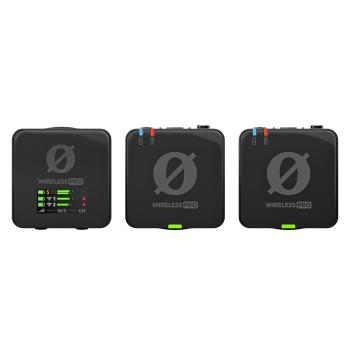 Rode Wireless Pro Mikrofon-Set mit Handadapter und Fell-Windschutz