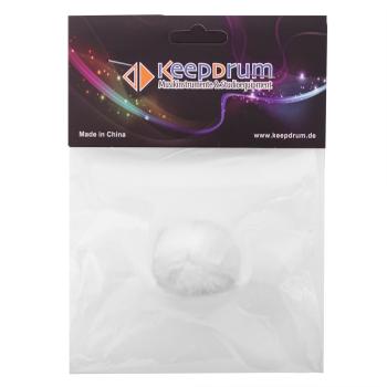 keepdrum WS05-WH Mini Fell-Windschutz Weiss