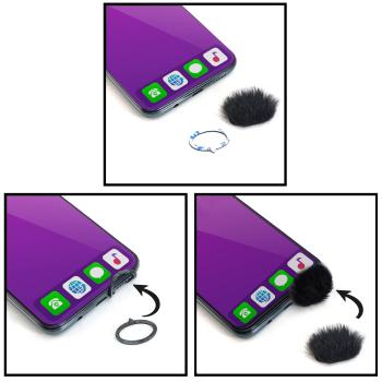 keepdrum WS06 Windschutz für Smartphone 8 Stück