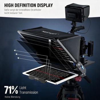 Neewer Teleprompter X-17 II für Content-Creator