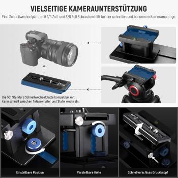 Neewer Teleprompter X-17 II für Content-Creator mit Tuch