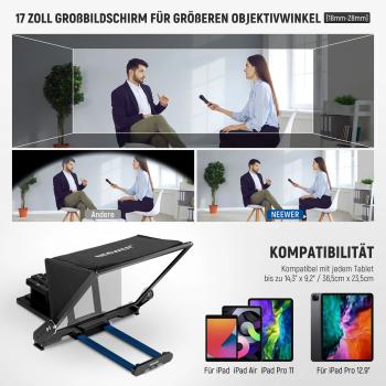 Neewer Teleprompter X-17 II für Content-Creator