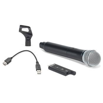 Samson XPD2HQ6 Drahtloses USB-Handmikrofon mit Windschutz