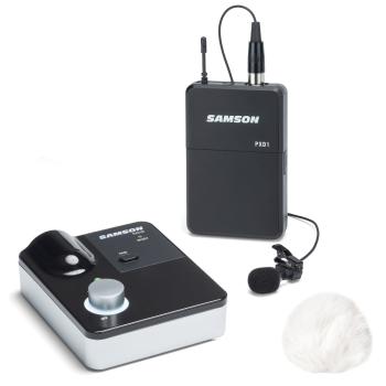 Samson Drahtlos-System XPDm Lavalier mit Windschutz Weiss