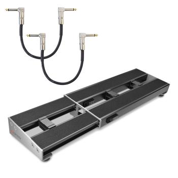 Daddario XPND-01 Pedalboard mit 2x Patchkabel