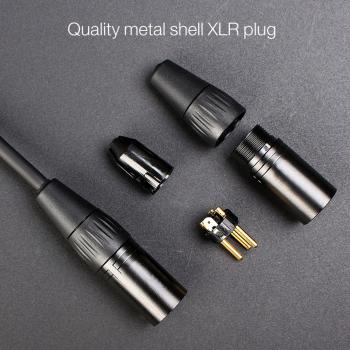 keepdrum YC020 Y-Adapterkabel XLR-Splitter 2x Buchse - 1x Stecker