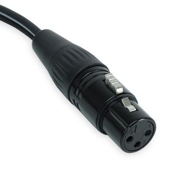 keepdrum YC025 Y-Adapterkabel XLR-Splitter 2x Buchse zu 1x Buchse