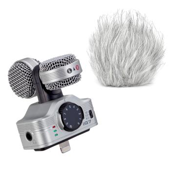 Zoom iQ7 Mikrofon für iOS-Geräte mit Windschutz