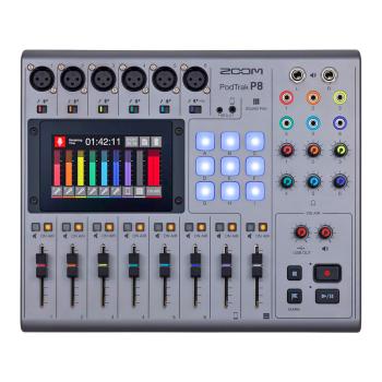 Zoom P8 Podtrak Podcast Station mit Speicherkarte