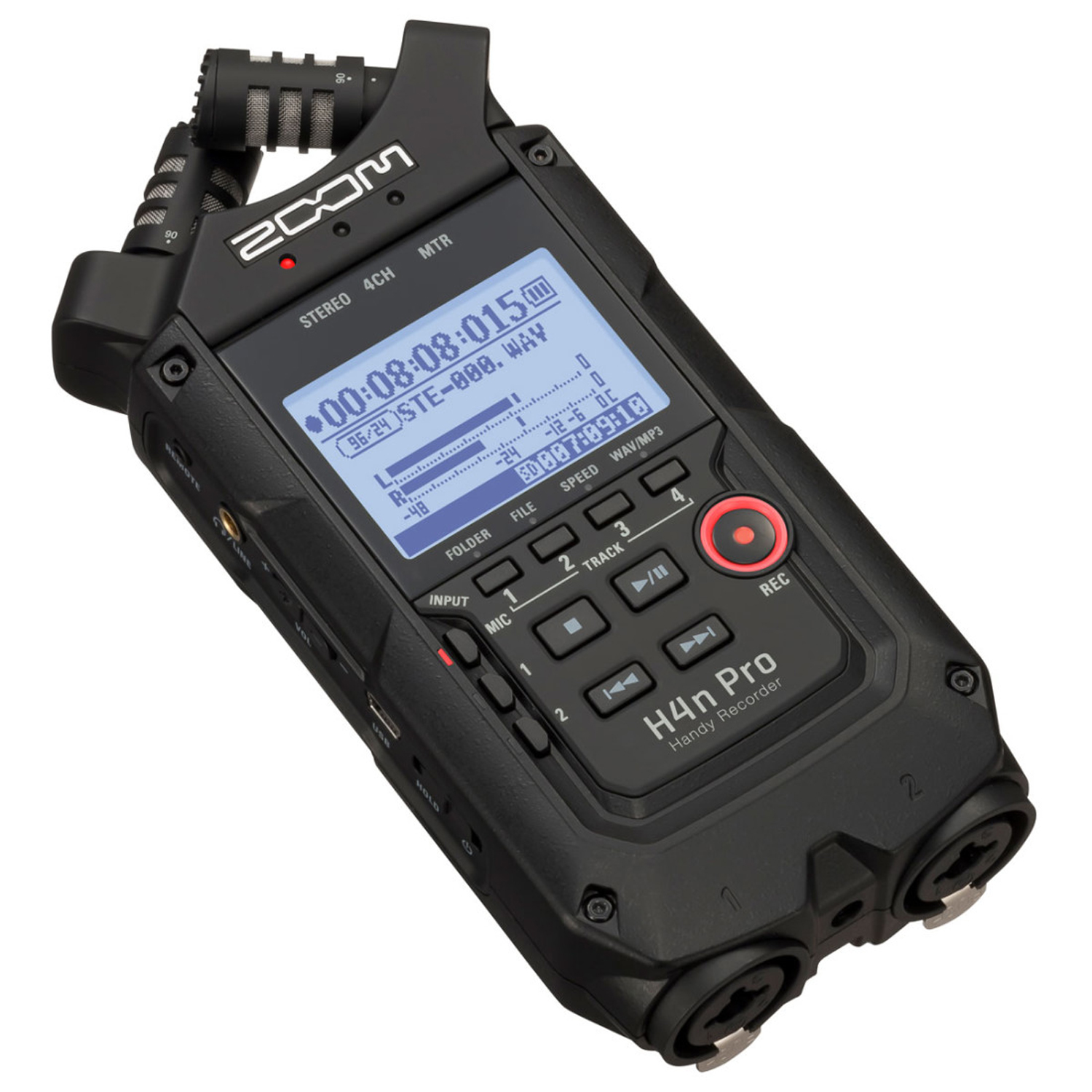 Zoom H4n PRO Black Handy Recorder - keepdrum 
