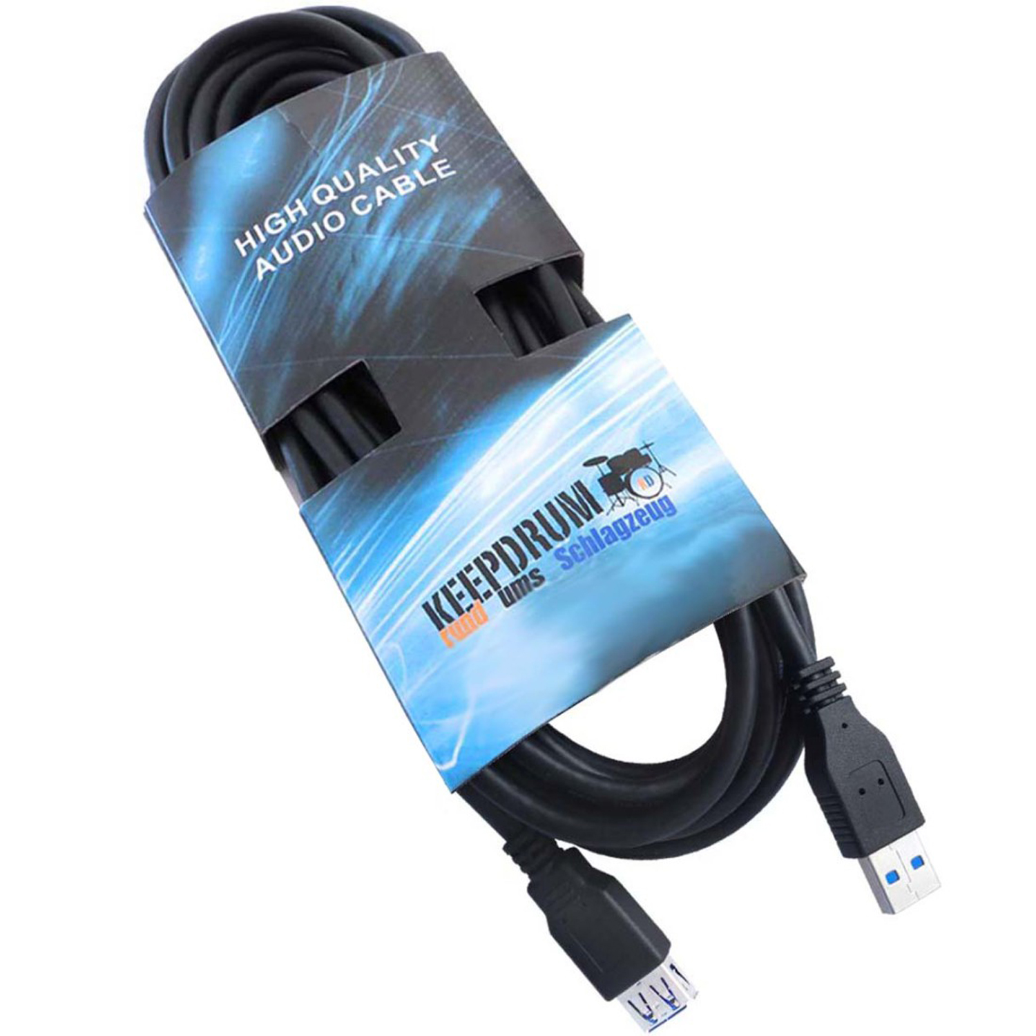 keepdrum USB 3.0 3m Verlängerungskabel USB A-zu-A - keepdrum