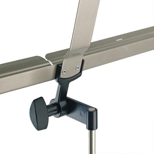 K&M 100-5 Notenständer  Nickel mit Tasche