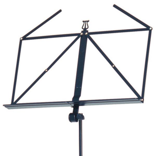 K&M 10065 Notenständer schwarz mit Notenpult-Leuchte