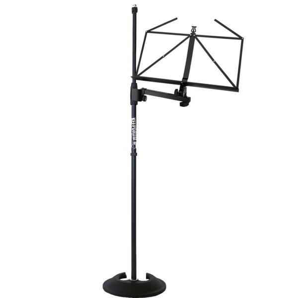 K&M 11505 Noten- und Konzepthalter anklemmbar mit MS096 Mikrofonständer gerade