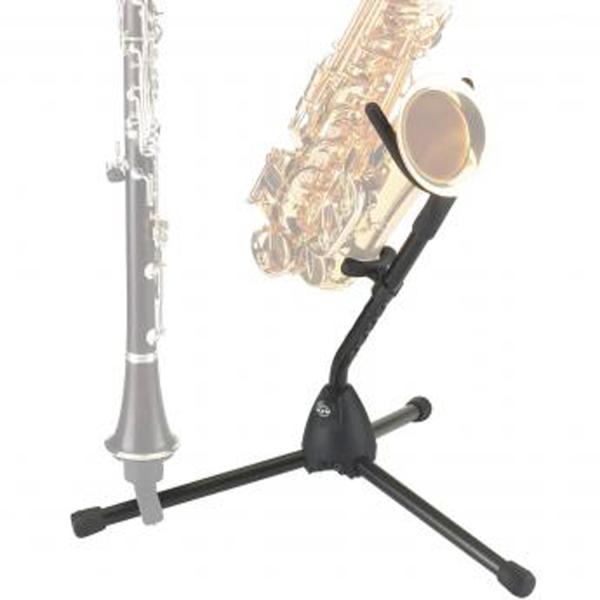 K&M 14300 Saxophonständer für Es-Alt B-Tenor Stativ-Halterung