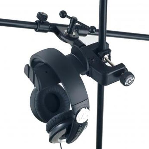 K&M 16085 Kopfhörerhalter mit  Kabel
