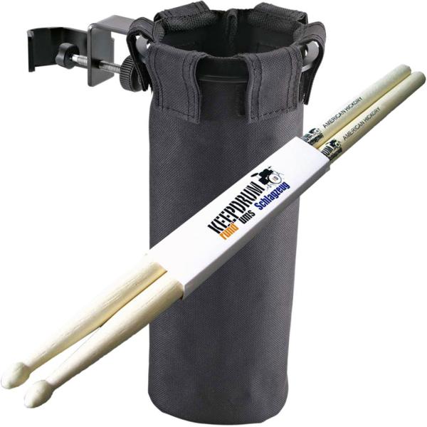 K&M Drum Stick-Halter 16450 Stickholder mit  Schlagzeugstöcke