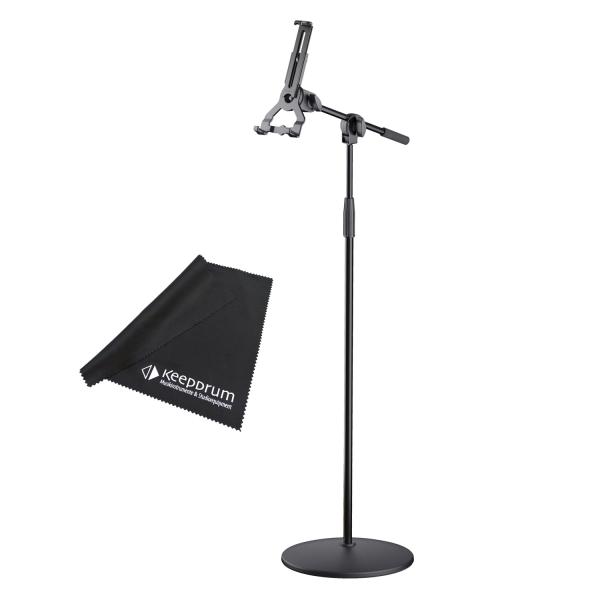 K-M 19789 Tablet-PC-Ständer mit Schwenkarm und Tuch