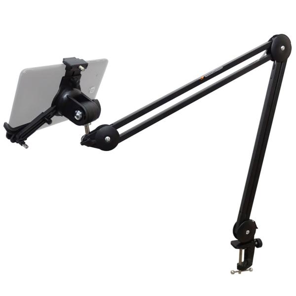 K&M 19790 Tablet-PC-Halter mit Gelenkarm Schwarz
