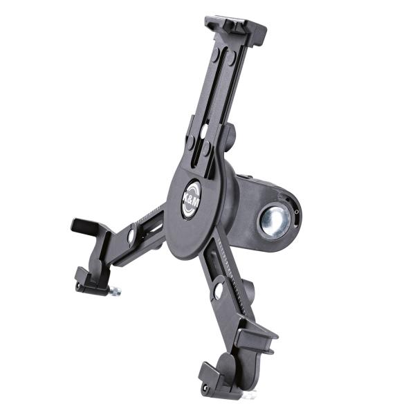 K&M 19790 Tablet-Stativhalter mit keepdrum MSA067 Stativ-Arm
