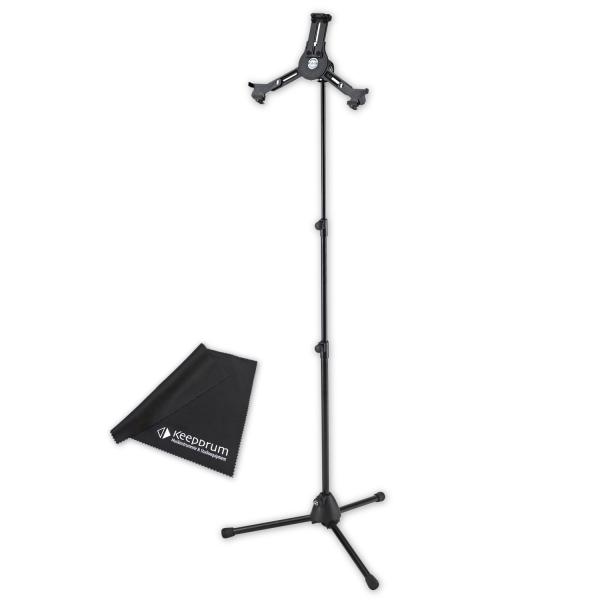 K-M Tablet-PC-Stativ 19793 Tablet-Halter 10-16 Zoll mit Tuch