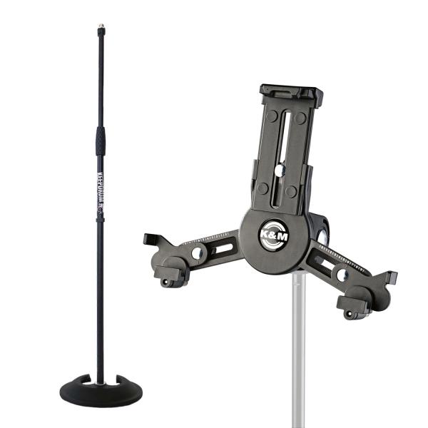 K&M 19795 Tablet-PC Stativ-Halter mit Ständer gerade
