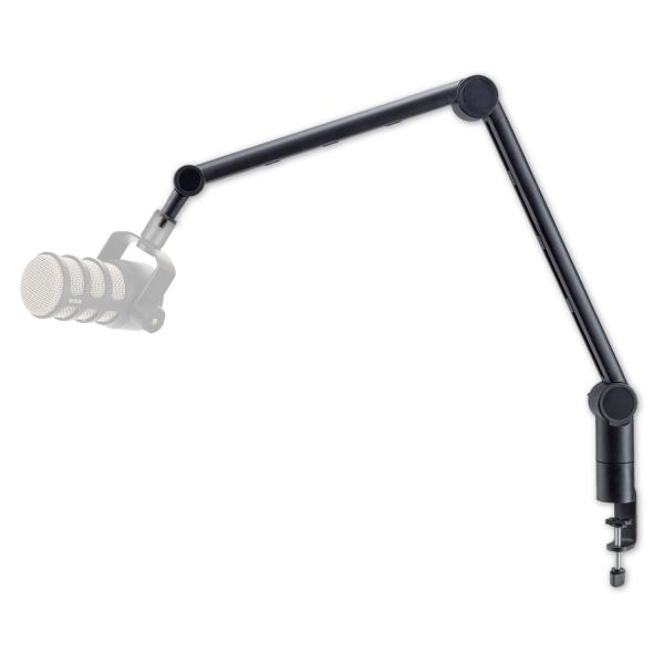 K-M Mikrofonarm 23868 Gelenkarm-Tischstativ mit Kabel