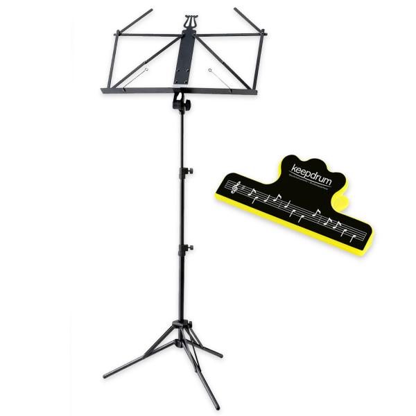 Ruka 37855 Aluminium Notenständer ultraleicht mit Notenklammer