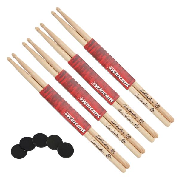 Wincent D. Erlandsson Sticks 4 Paar mit Damper Pads
