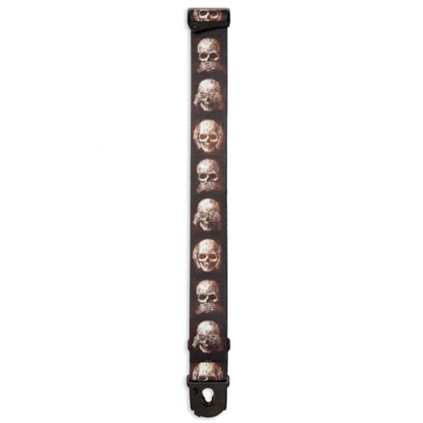 Planet Waves Gitarrengurt Skulls mit Klinkenkabel