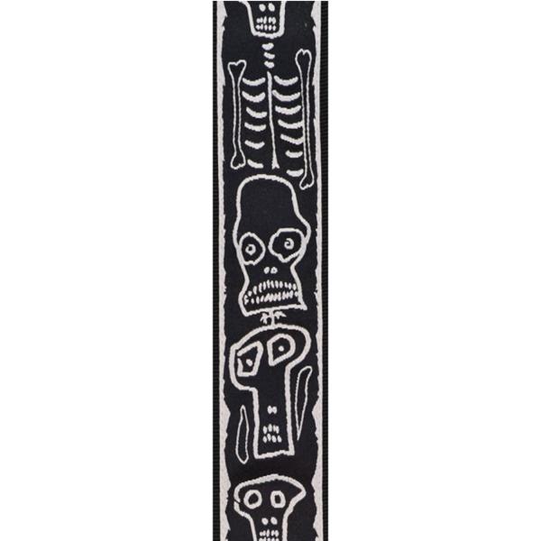 Planet Waves Gitarrengurt Skull mit Klinkenkabel