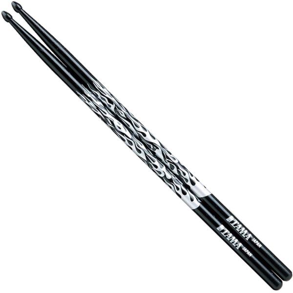 Tama Schlagzeugstöcke 5A-F-BS  Silver Fire mit Anhänger