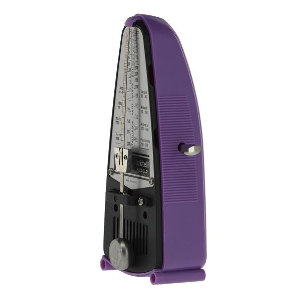 Wittner Metronom Taktell Piccolo mechanisch Violett mit Tuch