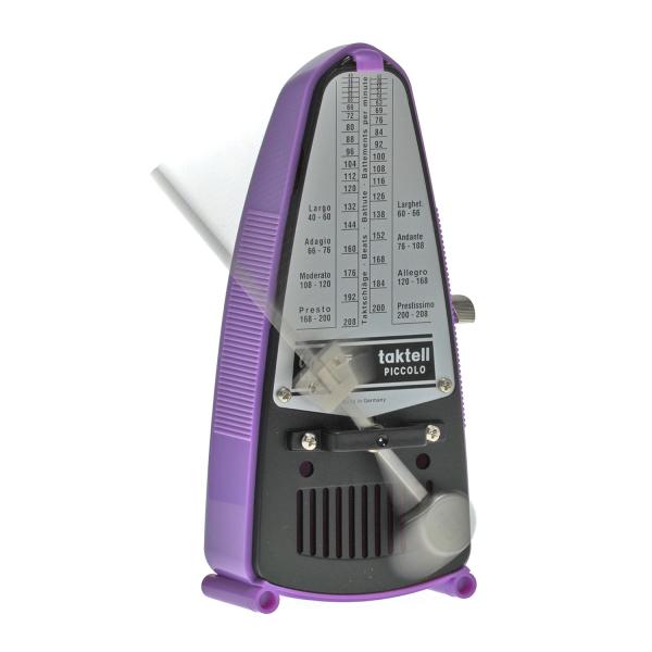 Wittner Metronom Taktell Piccolo mechanisch Violett mit Tuch