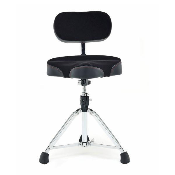 Gibraltar 9608MB Schlagzeughocker mit Lehne und Sticks