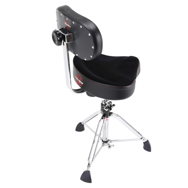 Gibraltar 9608MB Schlagzeughocker mit Lehne und Sticks