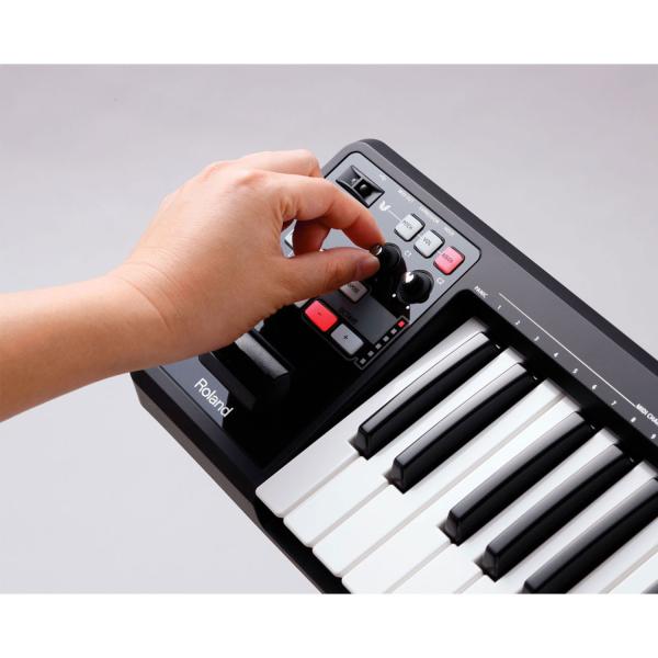 Roland A49 MIDI-Keyboard Schwarz mit MIDI-Kabel