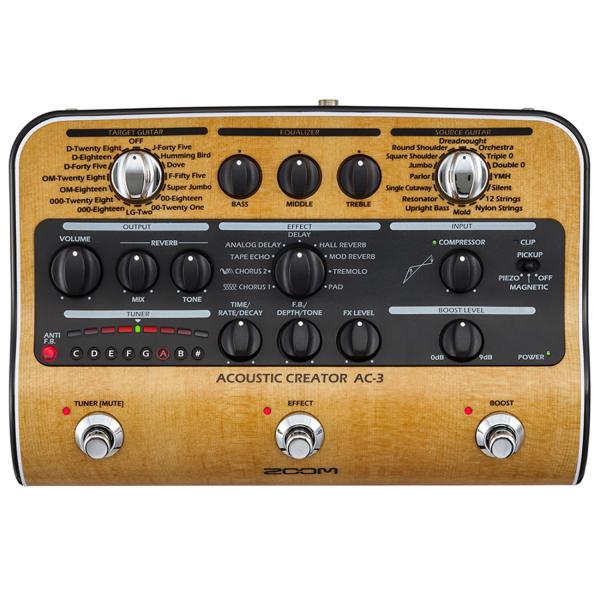 Zoom AC-3 Effektgerät mit Kopfhörer