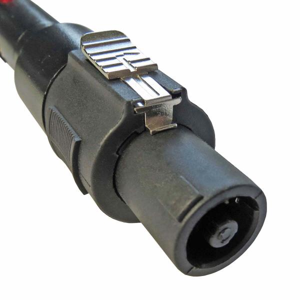 keepdrum ADA037 Speakon-Adapter 6,35mm Klinke-Buchse zu Speakon Stecker
