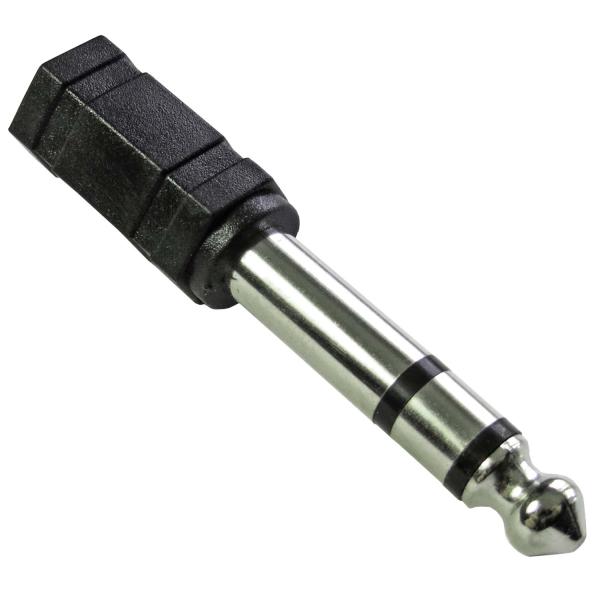 keepdrum ADA059 Klinken-Adapter 3,5mm Buchse zu 6,3mm 2-STÜCK