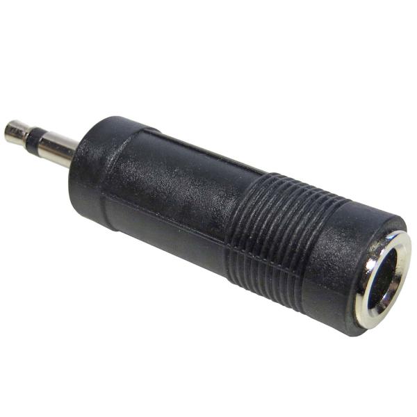 keepdrum ADA072 Adapter MONO 6,35mm Buchse zu 3,5mm Stecker 2 STÜCK
