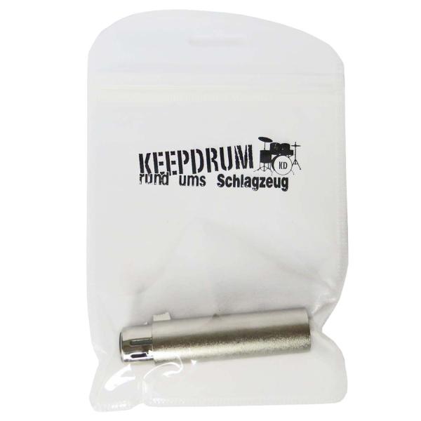 keepdrum ADP09 XLR-Male - XLR-Female Adapter Kupplung