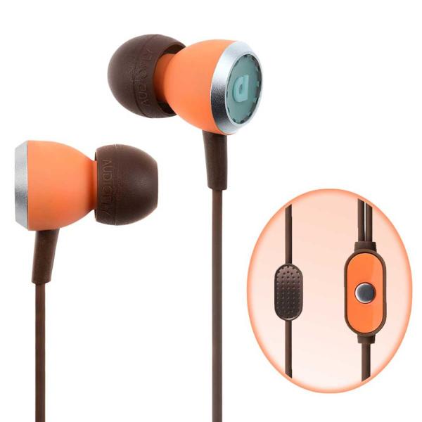 Audiofly AF33M Premium In-Ear Ohrhörer Coral mit Mikrofon