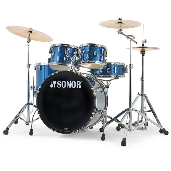 Sonor Schlagzeug AQX Stage Set BOS mit Zubehör