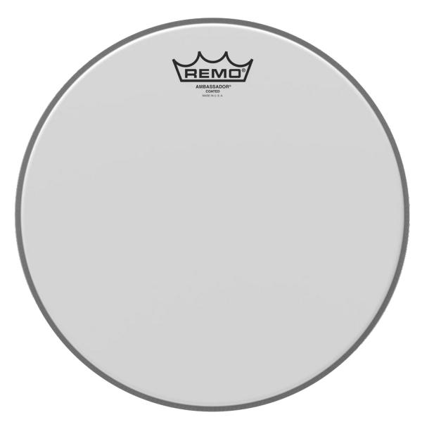 Remo Ambassador Coated Snare Fell 14 mit Damper Pads