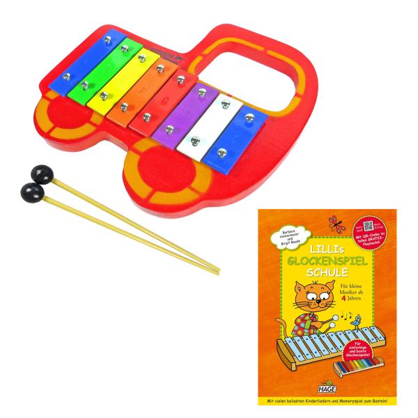 keepdrum Auto Glockenspiel mit Lilli´s Schule